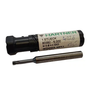 Molino de rosca de carburo Hartner 5 mm 80350 TiALN recubierto vástago de 6 mm G27 - Imagen 1 de 1