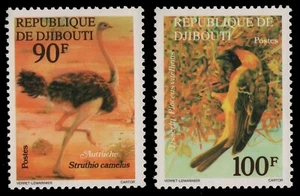 Yibuti 1977 - Mi-N.o 199-200 ** - Estampillada sin montar o nunca montada - Pájaros / Pájaros - Imagen 1 de 1