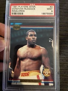 1991 Boxing Players INTL Ringlords 2 donovan ruddock Psa 9 Rookie pop 10 higher - Picture 1 of 2