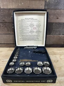 Vintage Germanow-Simon Crystal Inserting Set G-S Machine Co.  - Picture 1 of 8