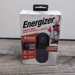 Energizer E0D1-1002-SIL 1080p Hardwired Video Doorbell - Open Box - Picture 1 of 10