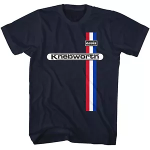 Oasis Band Knebworth rot weiß & blau Herren T-Shirt Rock Musik Merch - Bild 1 von 5
