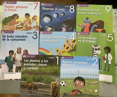 Benchmark Education Company Mi Lectura y Escritura G1 Unidads 1,2,3,4,5,7,8&9 - Image 1 of 4