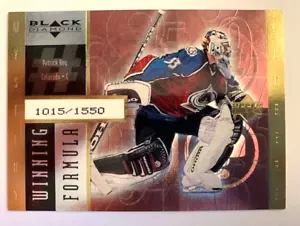 Patrick Roy Colorado Avalanche 1998-99 Black Diamond Winning Formula Gold #/1550 - Picture 1 of 3