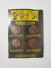 Set of 4 One-Sided Ancient Roman Coin Replicas