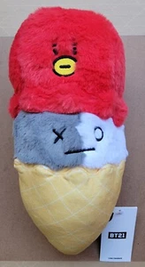 BT21 - Tata & Van Ice Cream Plush (LINE Friends) (New with Tags) - Picture 1 of 1