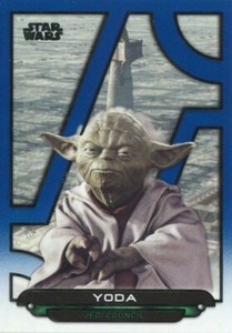 Star Wars Galactic Files 2018 Blue Base Card TPM-27 Yoda