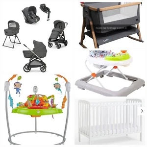 baby bundletravel system 2x Crib walker bouncer used - Picture 1 of 6