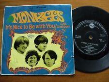 MONKEES 1960S IT'S NICE TO BE WITH YOU 45 rpm SINGLE 7" VINYL RECORD AU PRESS