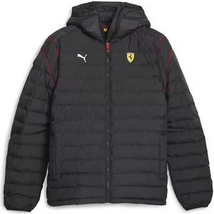 Puma Scuderia Ferrari MT7 Ecolite Hooded Puffer Jacket Black New W/Tags Men’s M - Picture 1 of 15