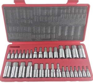 Juego de brocas de zócalo hexagonal Allen Master 32 piezas acero S2 | acero métrico S2 - Imagen 1 de 4