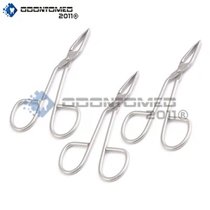3× Eyebrow Eyelash Style Tweezer Scissor 3.4" Hair Remover Beauty Makeup Tools - Picture 1 of 3