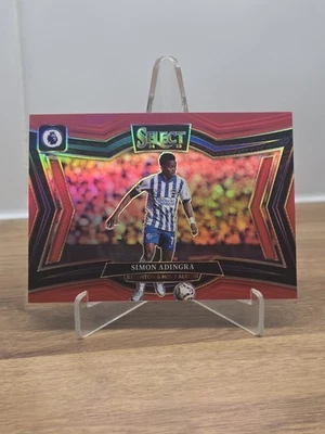 2024-25 Panini Select EPL - SIMON ADINGRA Brighton #209 Field Level Red Prizm SP - Image 1 of 2