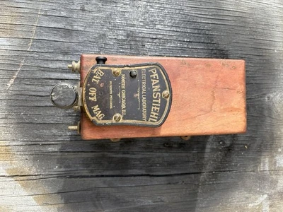 Brass Era Automobile, Ignition Coil Box, Antique Automobile Parts. - Image 1 of 4