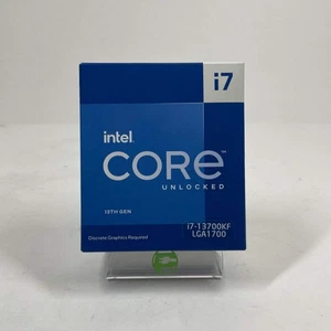 Nuova CPU Intel Core i7-13700KF 3,40 GHz 16 core SRMB9 24 thread LGA 1700 - Foto 1 di 6