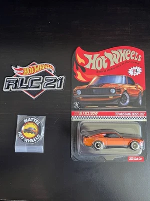 Hot Wheels RLC 2021 Club Car '70 Mustang Boss 302 with Patch & Pin - Image 1 of 4