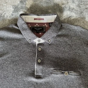 Ted Baker London Herren Poloshirt Kurzarm - Ted Gr. 7 / US 3XL - Bild 1 von 10