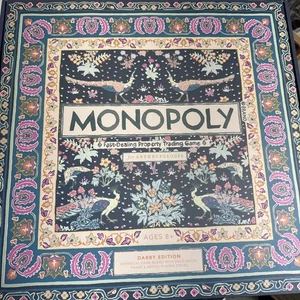 ANTHROPOLOGIE Darby Edition Monopoly Juego de Mesa Nuevo en Caja Abierta - Imagen 1 de 6