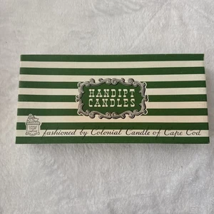 "Juego De Colección De Doce Velas De Mano De 10"" NOS COLONIAL De Cape Cod" - Imagen 1 de 10