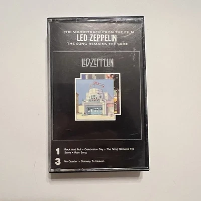 Led Zeppelin - Song Remains the Same Part One - Cassette 1990 - Image 1 of 4