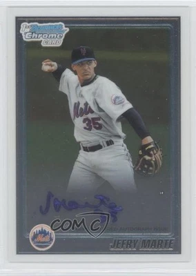 2010 Bowman Chrome Prospects Auto Jefry Marte #BCP112 Auto - Image 1 of 2