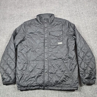 LL Bean Jacket Mens 2XLT Tall Black Quilted Primaloft Insulated Coat Hike Warm - Image 1 of 4