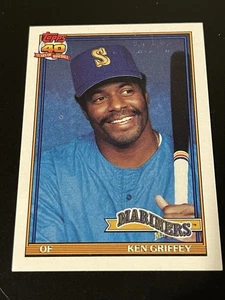 1991 Topps #465 Ken Griffey Sr. - Seattle Mariners - Picture 1 of 2