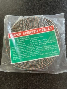 Polk Cobra Oval Speaker Cables, Litz, NOS, Vintage, - Picture 1 of 1
