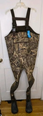 Guide Gear Men's Insulated Hunting Chest Waders 1,000 Gram Realtree Max 7 Size 9 - Image 1 of 4