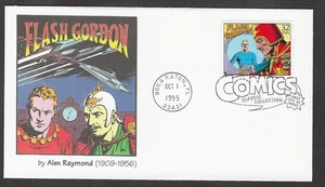 #3000p 32c Comic Strip Classics -Flash Gordon by Aex Raymond-Fleetwood FDC - Picture 1 of 2
