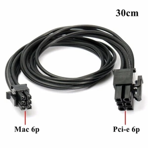 Mini 6-Pin to PCI-E 6PIN Graphics Video Card Power Cable Cord For Mac G5 / Pro - Picture 1 of 4
