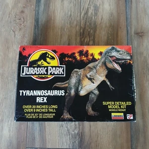 Vintage Jurassic Park Tyrannosaurus Rex T-Rex Lindberg Modellbausatz 1993  - Bild 1 von 7