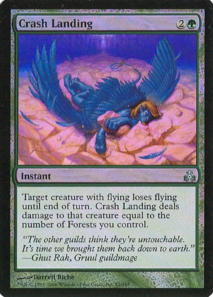 MTG - Guildpact - Crash Landing - Foil - NM - Image 1 of 1