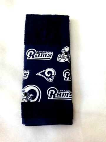 Los Angeles Rams Hand Towel Handmade  GREAT GIFT  Good for golf bags & gym bags Cover