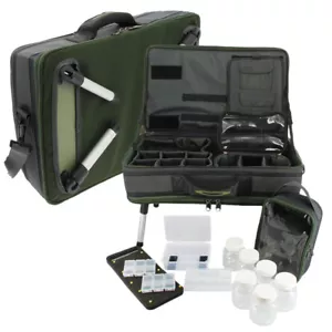 NGT Carp Fishing Tackle Bivvy Table Box System Carryall Bag Rig Station + Legs - Bild 1 von 5