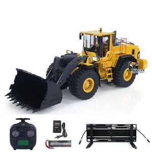 MT 1/14 Hydraulic RC Loader E260L Metal RC Heavy Machine Coupler Fork Sound Sys - Picture 1 of 10