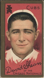 David Shean, Chicago Cubs, baseball card GLOSSY PHOTO PRINT 8166