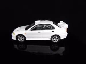 MITSUBISHI LANCER - 1:72 Scale - REAL-X DIECAST CAR - White - Picture 1 of 9