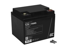 Blei Akku AGM GEL 12V 44Ah Batterie ersetzt für Windanlagen und Camping