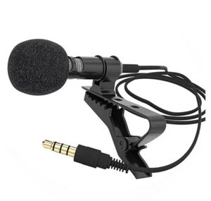 Microphone Clip-on Collar Tie Mobile Phone Lavalier iOS Android YYY A57B - Picture 1 of 1
