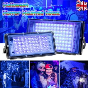 2023 100W LED UV Stage Blacklight Ultraviolet Flood Effect Light for Disco Party - Picture 1 of 17