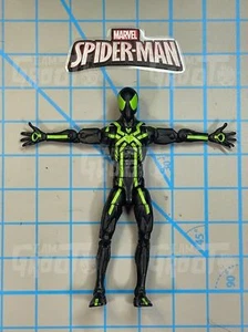 Marvel Legends Big Time Spider-Man Actionfigur Spidey schwarz grün unvollständig A - Bild 1 von 2