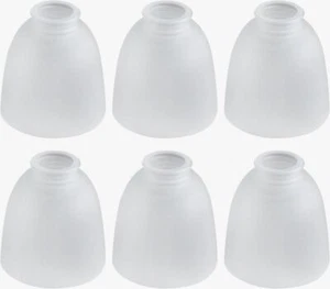 Ceiling Fans Glass Shade Replacements, 6-Pack Lampshades Light Shade Covers W... - Picture 1 of 7