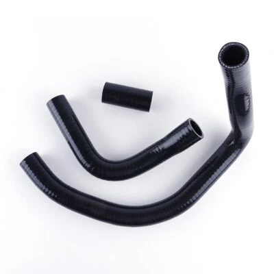 ДЛЯ KAWASAKI NINJA ZX10R 2004-2010 ЧЕРНЫЙ КОМПЛЕКТ СИЛИКОНОВОГО ШЛАНГА РАДИАТОРА ОХЛАЖДАЮЩЕЙ ЖИДКОСТИ - Изображение 1 из 4