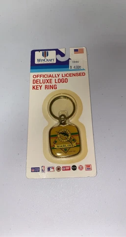 Florida Marlins Deluxe Logo 1991 Keyring MLB Baseball Team Keychain - Wincraft Cover