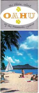 1965 Oahu Travel Brochure The Aloha Island meac23