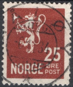 1066 Noruega 1926-34, NK 147 SON Måløy 01 11 34 (SF)) - Imagen 1 de 1