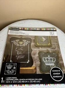 2-12 x 12 Zoll große wiederverwendbare Schablone Laser + 1 - 8 1/2 x 9 1/2" & Jot Etiketten - Bild 1 von 12