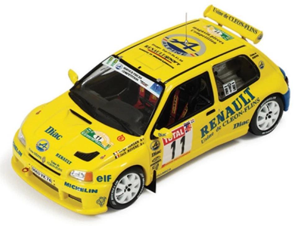 1/43 RENAULT CLIO MAXI #11 RALLYE DU ROUERGUE 1995 JORDAN BOYERE IXO RAC157 - Immagine 1 di 1