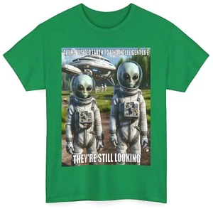 Lustiges T-Shirt Unglückliche Aliens UFO UFOs Raumschiff Außerirdische - Bild 1 von 43